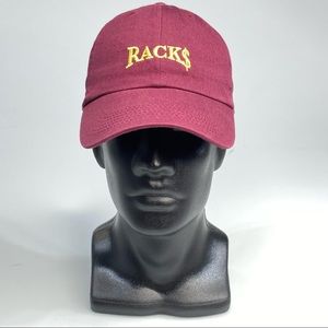 ALIAS MONEY RACK$$$$$  STRAPBACK BURGANDY DAD HAT